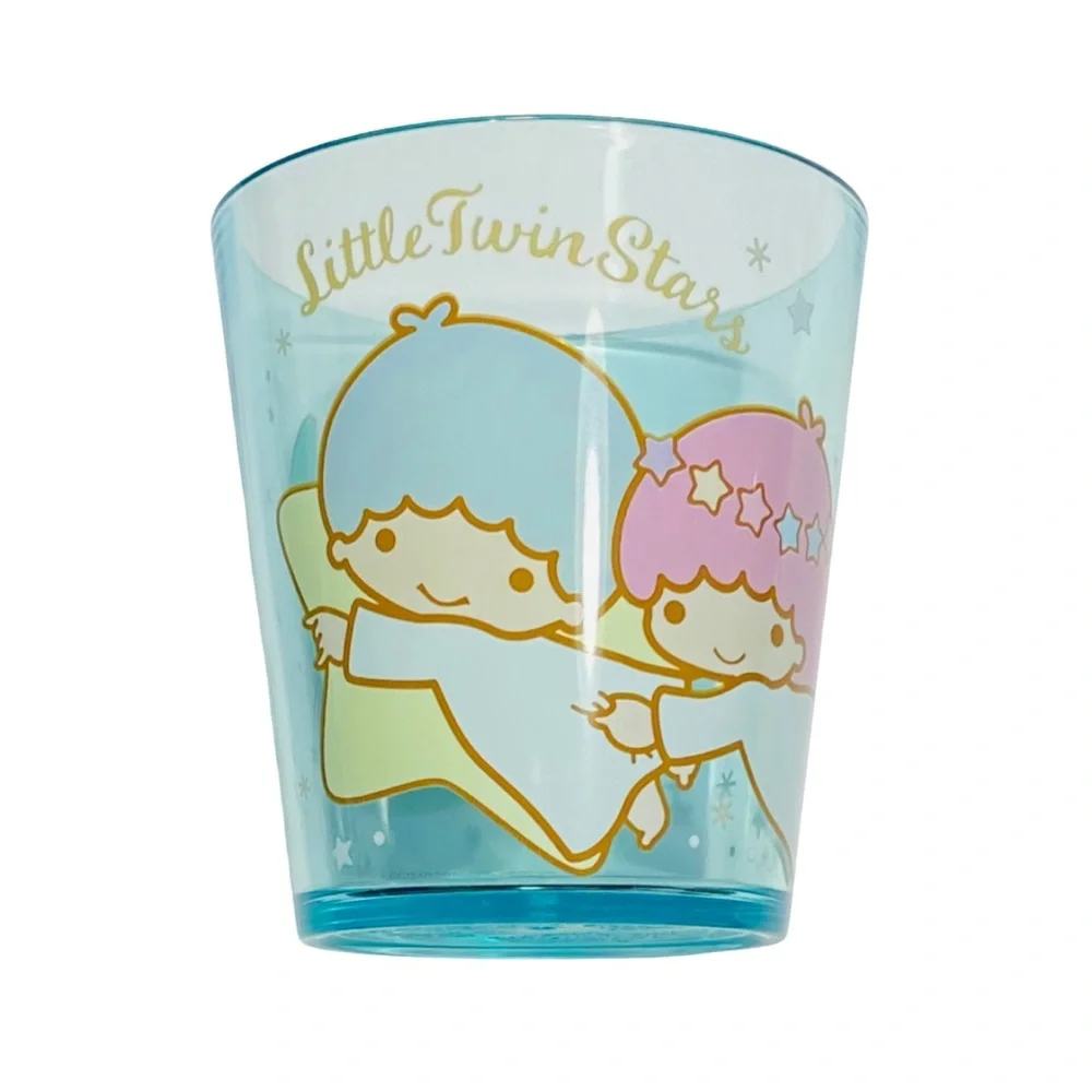 SANRIO Little Twin Stars Blue Acrylic Plastic Cup (9.5 oz) Kiki & Lala, Daiso - Picture 1 of 5